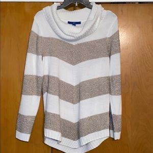 Women’s striped turtleneck